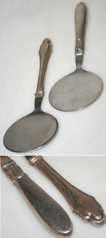 Kageske / tartelet spade i sølv