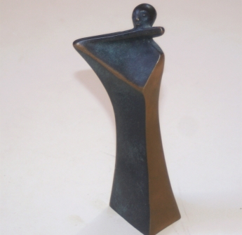 Bronze figur clever art-line - fljtespil